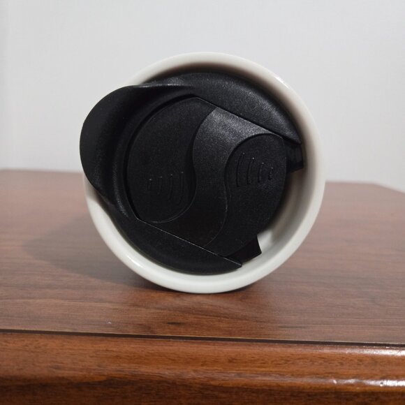 Starbucks Tumbler Travel Mug Ceramic 2015 Graffiti Paint Drip Design 12oz 355ml - Picture 5 of 7